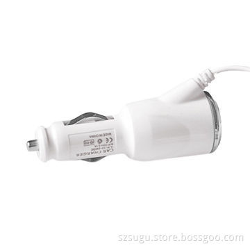 Car charger for iPhone 5, with cable, good quality